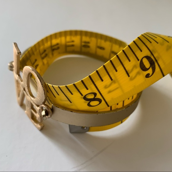 LOVE Gold Tone Bangle Bracelet - Picture 6 of 6